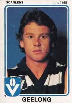1981 Scanlens VFL #11 Stephen Lunn Front